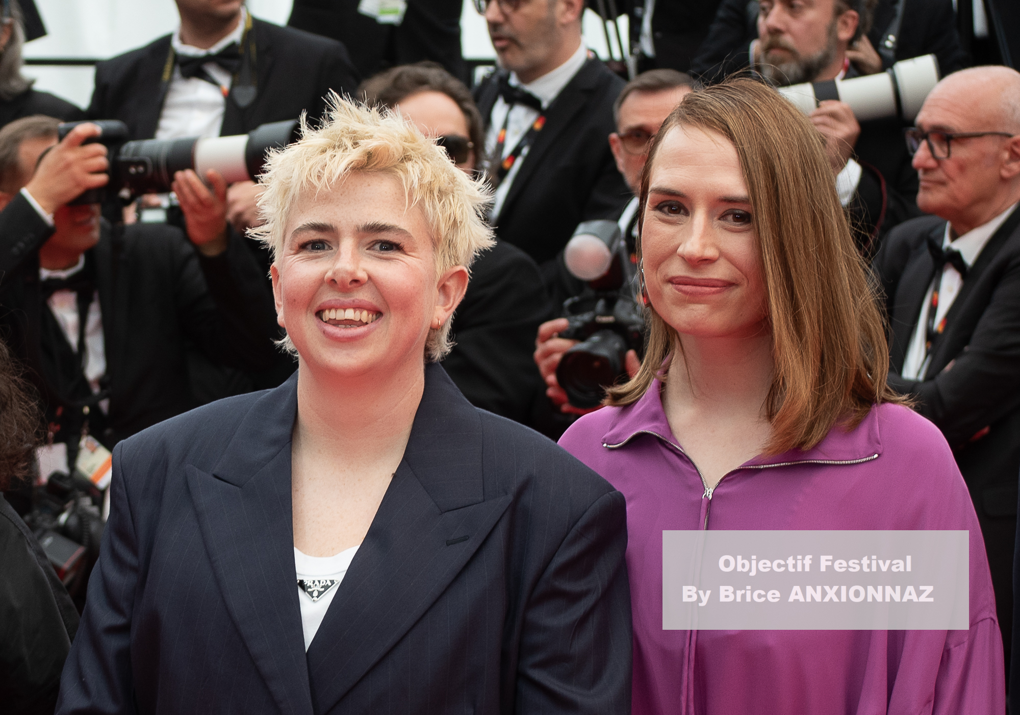 Molly Manning Walker And Vanja Kaludjercic / 78th Cannes International Film Festival / Objectif Festival by Brice ANXIONNAZ